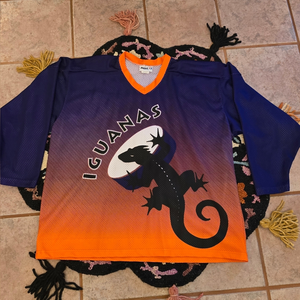 🔥🔥Vintage San Antonio Iguanas Hockey Jersey 🔥🔥
